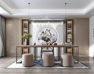 四川新中式风格茶室如何规划设计